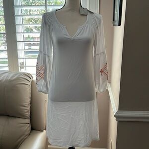 Cupid small white boho dress